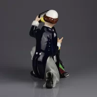 Винтажная фарфоровая статуэтка Клоун с котиком Англия Royal Doulton 3119 Partners