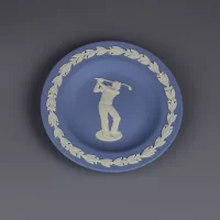 Винтажная декоративная тарелочка Гольфист Wedgwood