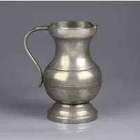 Винтажный французский оловянный кувшин Les Etains Chantecler Pierre Garnier