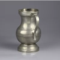 Винтажный французский оловянный кувшин Les Etains Chantecler Pierre Garnier