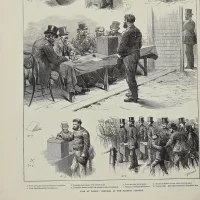Антикварная иллюстрация The Illustrated London News "The old man of hoy" by S.Read