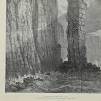 Антикварная иллюстрация The Illustrated London News "The old man of hoy" by S.Read