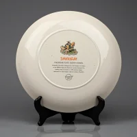 Тарелка винтажная декоративная Самураи Календарь Англия Wedgwood Samurai Calendar Plate Eighth Series 1978
