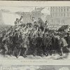 Антикварная иллюстрация The Illustrated London News The civil war in Paris men of the barricades