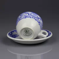 Винтажная английская кофейная пара Dunn Bennett & Co Burslem Royal Doulton Group Rocklite Vitrified Hotel Ware