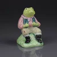 Винтажная английская фарфоровая статуэтка Лягушка Веджвуд Wedgwood Hopfellow Oakapple Wood Jenny Partridge