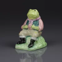 Винтажная английская фарфоровая статуэтка Лягушка Веджвуд Wedgwood Hopfellow Oakapple Wood Jenny Partridge
