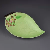 Винтажная тарелка в виде листа Яблоневый цвет Carlton Ware Australian Design