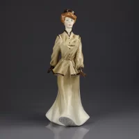 Винтажная фарфоровая статуэтка Дама Девушка Кейт Ханниган Англия Royal Doulton 3088 Kate Hannigan