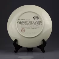 Тарелка винтажная декоративная настенная Фарфор Дети за столом Knowles True Rockwell Classic Gourmet