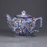Антикварный английский чайник Maling Ringtons Tea Merchants