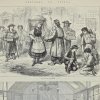 Антикварная иллюстрация The Illustrated London News Pedlars and laundress, A fashionable conditorei
