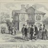 Антикварная иллюстрация The Illustrated London News The chalet cordier, the residence of M Thiers at Trouville