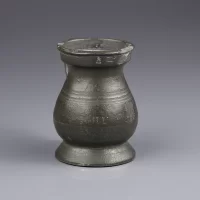Антикварная оловянная миниатюрная кружка 1/2 Gill Англия