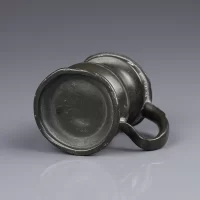 Антикварная оловянная миниатюрная кружка 1/4 Gill Англия XIX век