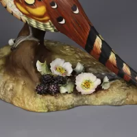Винтажная фарфоровая статуэтка Фазан Птица Англия Royal Crown Derby Pheasant