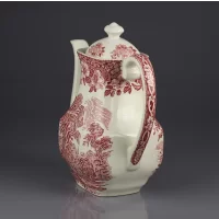 Винтажный кофейник с сельским пейзажем Woodland Enoch Wedgwood (Tunstall) Ltd Англия