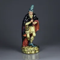 Винтажная фарфоровая статуэтка Крысолов Англия Royal Doulton 2102 Pied Piper