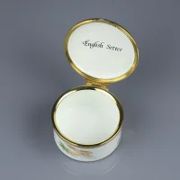 Шкатулка английская Сеттер Собака Охота Wedgwood Веджвуд Copper Enamels English Setter