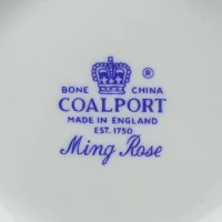 Винтажная фарфоровая ваза с цветочным декором Англия Coalport Ming Rose