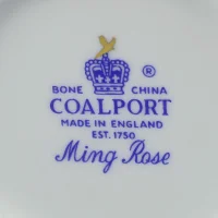 Винтажный декоративный фарфоровый стакан-ваза Англия Coalport Ming Rose Beaker