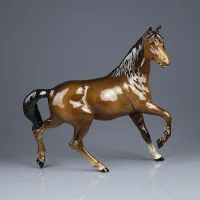 Винтажная фарфоровая статуэтка Лошадь Конь Англия Beswick 2688 Spirit Wind Horse