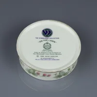 Фарфоровая винтажная шкатулка Теннис Minton Royal Doulton On the Lawn Wimbledon Collection