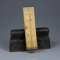 Антикварная складная линейка портного John Rabone & Sons Англия Бирмингем Warranted Best Boxwood
