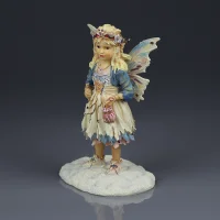 Фигурка цветочной феи Англия Leonardo Faerie Poppets Winter Twilight
