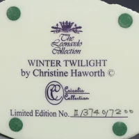 Фигурка цветочной феи Англия Leonardo Faerie Poppets Winter Twilight