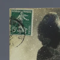 Антикварная открытка с девушкой в зимнем наряде Январь Германия Rotophot RPH 2548/1 Januar Wally Ernst Schneider