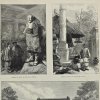 Антикварная иллюстрация The Illustrated London News Berkeley Castle, Gloucestershire, visited by the Prince of Wales