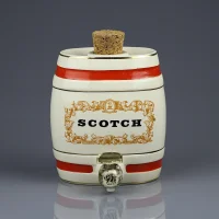 Винтажный керамический бочонок для скотча Англия Wade Pottery Scotch по заказу W & A Gilbey