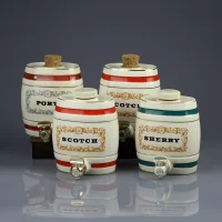 Винтажный керамический бочонок для скотча Англия Wade Pottery Scotch по заказу W & A Gilbey