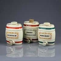 Винтажный керамический бочонок для портвейна Англия Wade Pottery Port по заказу W & A Gilbey