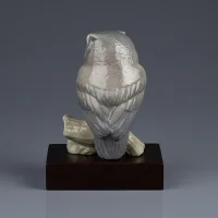 Винтажная фарфоровая статуэтка Счастливая сова Lladro Lucky Owl Knocks on Wood