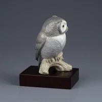 Винтажная фарфоровая статуэтка Счастливая сова Lladro Lucky Owl Knocks on Wood