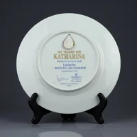 Винтажная фарфоровая декоративная тарелка Сны Катарины Villeroy & Boch Heinrich Katharina – durch die Liebe verzaubert Die Träume der Katharina