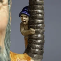 Винтажный английский кувшин Робинзон Крузо Royal Doulton D6532 Robinson Crusoe Toby Character Jug