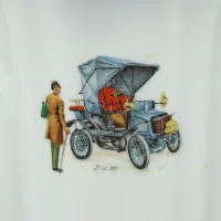 Винтажная английская фарфоровая кружка Ретро автомобиль Fiat 1901 Royal Grafton