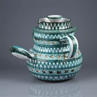 Винтажный сервировочный сосуд Robert Picault Vallauris Франция 1950-1960-е годы