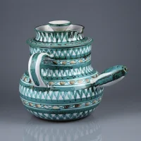 Винтажный сервировочный сосуд Robert Picault Vallauris Франция 1950-1960-е годы