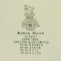 Винтажный английский кувшин Робин Гуд Royal Doulton D6527 Robin Hood Toby Character Jug