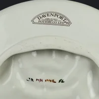 Тарелка винтажная декоративная Фальстаф Шекспир Англия Davenport Falstaff Original Toby Plate Collection