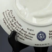 Тарелка винтажная декоративная Фальстаф Шекспир Англия Davenport Falstaff Original Toby Plate Collection