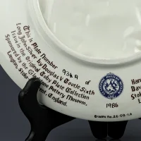 Тарелка винтажная декоративная Пират Джон Сильвер Англия Davenport Long John Silver Original Toby Plate Collection