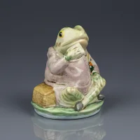 Винтажная английская статуэтка Лягушонок Беатрис Поттер Royal Albert Mr Jeremy Fisher Beatrix Potter