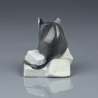 Антикварная фарфоровая статуэтка Мышь на сахаре Royal Copenhagen Mouse on Sugar