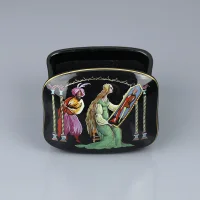 Винтажная музыкальная шкатулка Раймонда Шедевры русского балета Franklin Mint Raymonda Masterpieces of the Russian Ballet