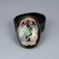 Винтажная музыкальная шкатулка Жар-птица Шедевры русского балета Franklin Mint Firebird Masterpieces of the Russian Ballet